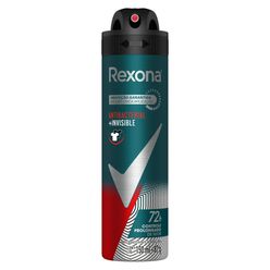 Desodorante REXONA Invisible Antibacteriana Masculino Aerosol 150ml