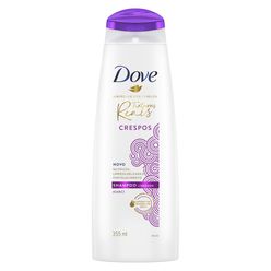 Shampoo DOVE Texturas Reais Com óleo de jojoba Crespos 355ml