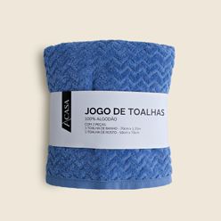 Jogo de Toalha Algodão Midelt  com 2 Peças - A\CASA