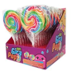 Pirulito KIDS ZONE Gira Pop Cx com 24 de 80g cada