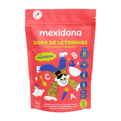 Sopa Letrinhas MEXIDONA Mexidinha Legumes e Franguinho Sem Glúten/Lactose 90g