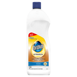 Cera Incolor Bravo Classic Brilho Natural 750ml BRAVO