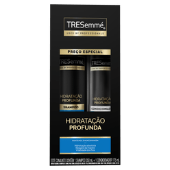 Kit TRESEMMÉ Hidratação Profunda Shampoo 350ml + Condicionador 175ml