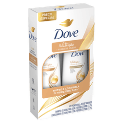 Kit DOVE Nutrição + Fusão de Óleos Shampoo 350ml + Condicionador 175ml