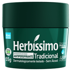 Desodorante HERBÍSSIMO Tradicional Creme 55g