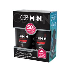 Desodorante GIOVANNA BABY Gb Men Masculino Power com 2 unidades 50ml cada 50& de Desconto na 2° unidade