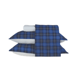 Jogo de Cama A\CASA Queen Microfibra Estampado Tartan