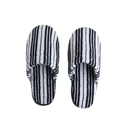 Chinelo 41X42 Sripes Branco e Preto - A\CASA