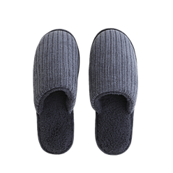 Pantufa 39x40 Chenille Cinza - A\CASA