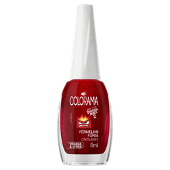 Esmalte Cintilante COLORAMA Divertidamente 2 Vermelho Fúria 8ml