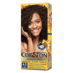 Coloração De Cabelo Cor&ton Creme Castanho Médio 4.0