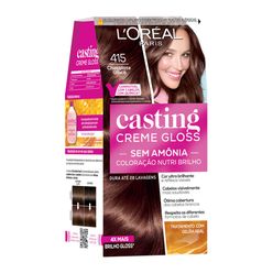 Coloração de Cabelo CASTING Gloss Chocolate Glacê 415