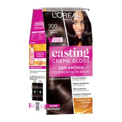 Coloração de Cabelo CASTING Gloss Castanho Escuro 300