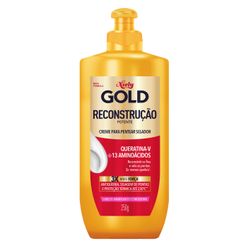 Creme para pentear NIELY GOLD Reconstrução Potente Queratina-V 250g