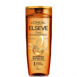 Shampoo ELSEVE Óleo Extraordinário Óleo Extraordinário Nutrição 400ml