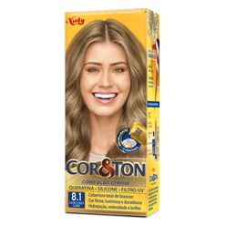 Coloração De Cabelo Cor&ton Creme Louro Cinza Claro 8.1