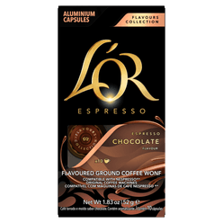 Café LÓR Espresso Flavours Chocolate com 10 Cápsulas