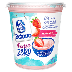 Iogurte BATAVO Grego Morango Zero 450g