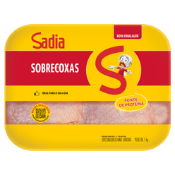 Sobrecoxa Frango SADIA Corte Menores Congelada 1kg