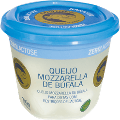 Mozzarela de Búfala BÚFALO DOURADO Cerejinha Zero Lactose Pote 150g