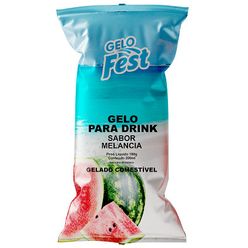 Gelo Saborizado Para Drink GELO FEST Melancia 190g