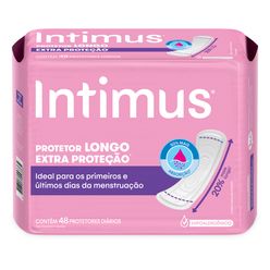 Protetor Diário INTIMUS Longo Extra Proteção com 48 Unidades