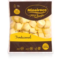Pão de Queijo MINEIRAÇO Tradicional Sem Glúten Congelado 800g
