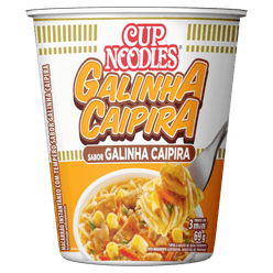 Macarrão Instantâneo NISSIN Cup Noodles Galinha Caipira 69g