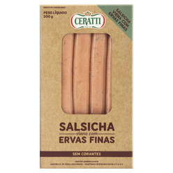 Salsicha Viena CERATTI com Ervas Finas sem Corante 200g