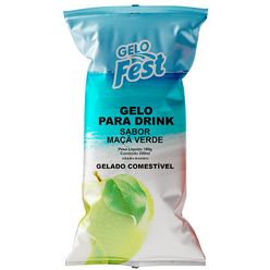 Gelo Saborizado para Drink GELO FEST Maçã Verde 190g