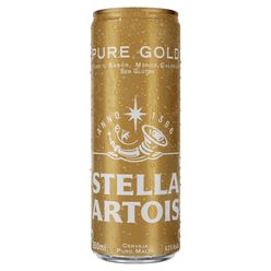 Cerveja STELLA ARTOIS Pure Gold Sem Glúten 350ml Lata