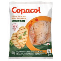 Filé de Peito Frango COPACOL Temperada Com Manjericão Congelado 800g