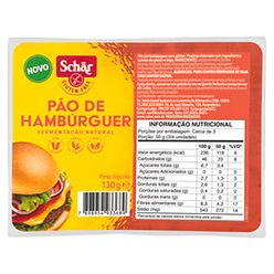 Pão de Hambúrguer SCHAR Sem Glúten 120g