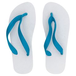 Sandália HAVAIANAS Tradicional 35x36 Branco e Azul