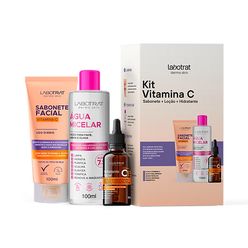 Kit Facial LABOTRAT Vitamina C Sabonete + Loção + Hidratante