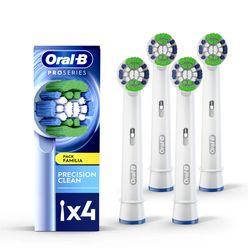 Refil para Escova Elétrica ORAL-B Precision Clean - 4 Unidades