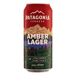 Cerveja PATAGONIA  Amber Lager Lata 473ml