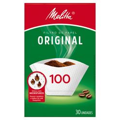 Filtro de Papel MELITTA Original 100 com 30 Unidades