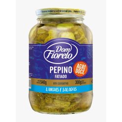 Pepino Fatiado DOM FIORELO Agridoce 300g