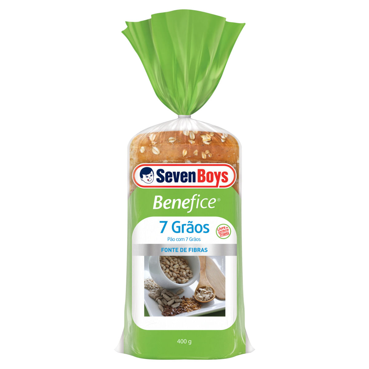Pão de Forma Seven Boys Benefice 7 Grãos 400g