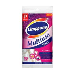 Luva Multiuso Limppano Fina Pequena Com 10 Unidades