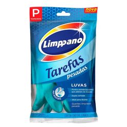 Luva Tarefas Pesadas LIMPPANO Pequena com 2 Unidades