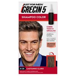 Shampoo Color Grecin Castanho Claro 25