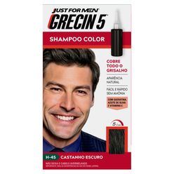 Shampoo Color Grecin Castanho Escuro 45