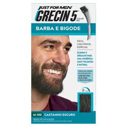 Gel Color Grecin Barba E Bigode Castanho Escuro M-100