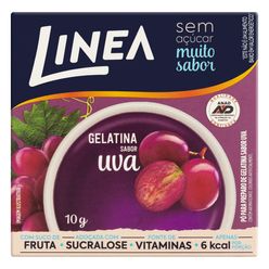 Pó para gelatina LINEA zero uva 10g