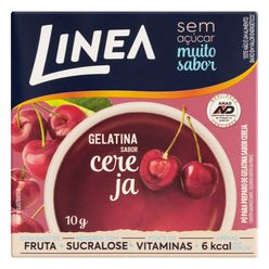 Pó para gelatina LINEA zero cereja 10g