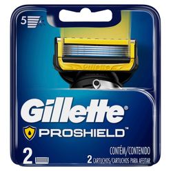 GILLETTE Proshield Carga para Aparelho de Barbear com 5 Lâminas 2 Un