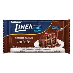 Cobertura de Chocolate LINEA ao Leite 250g