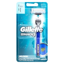 GILLETTE Mach3 Aparelho de Barbear com Cabo Antiderrapante 1 un